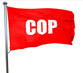 time, 3D rendering, a red waving flag