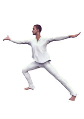 Man streckt die Arme aus IV