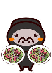 サラダと動物シリーズ