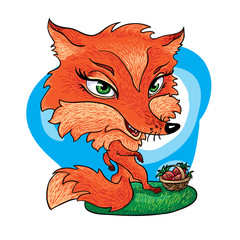 art animals red fox