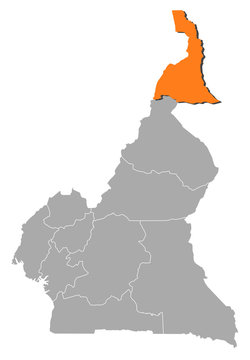 Map - Cameroon, Far North