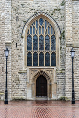St. Giles Without Cripplegate Church. Barbican Estate, London.