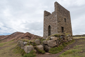 Botallack amazing tin mines in cornwall england uk