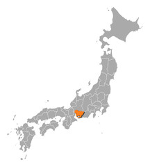 Map - Japan, Aichi