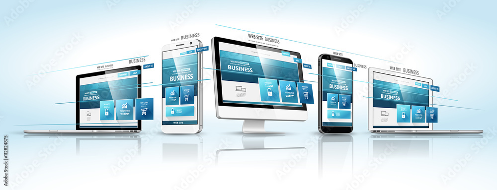 Sticker web design concept. vector
