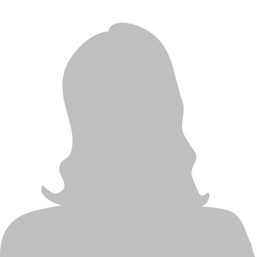 Profile picture illustration - woman, vector