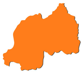 Map - Rwanda