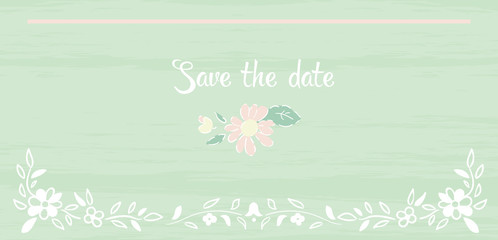 Shabby chic. Elegant vintage background peas and frame flowers. For a wedding or a holiday with space for text . vector