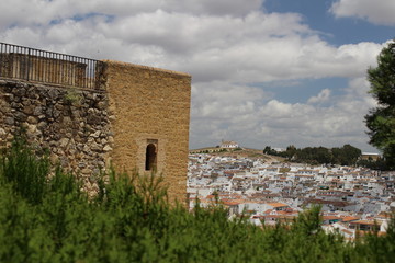 Fototapeta na wymiar Antequera desde La Alcazaba