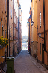 Gamla Stan,The Old Town in Stockholm, Sweden