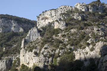 Landscape near Venasque, Senanque and Gordes Villages, Luberon;