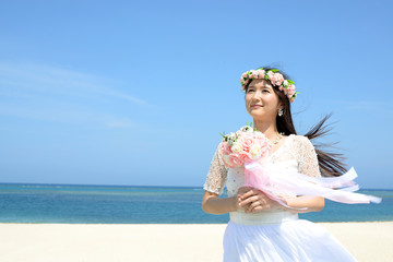 Fototapeta na wymiar 美しい花嫁
