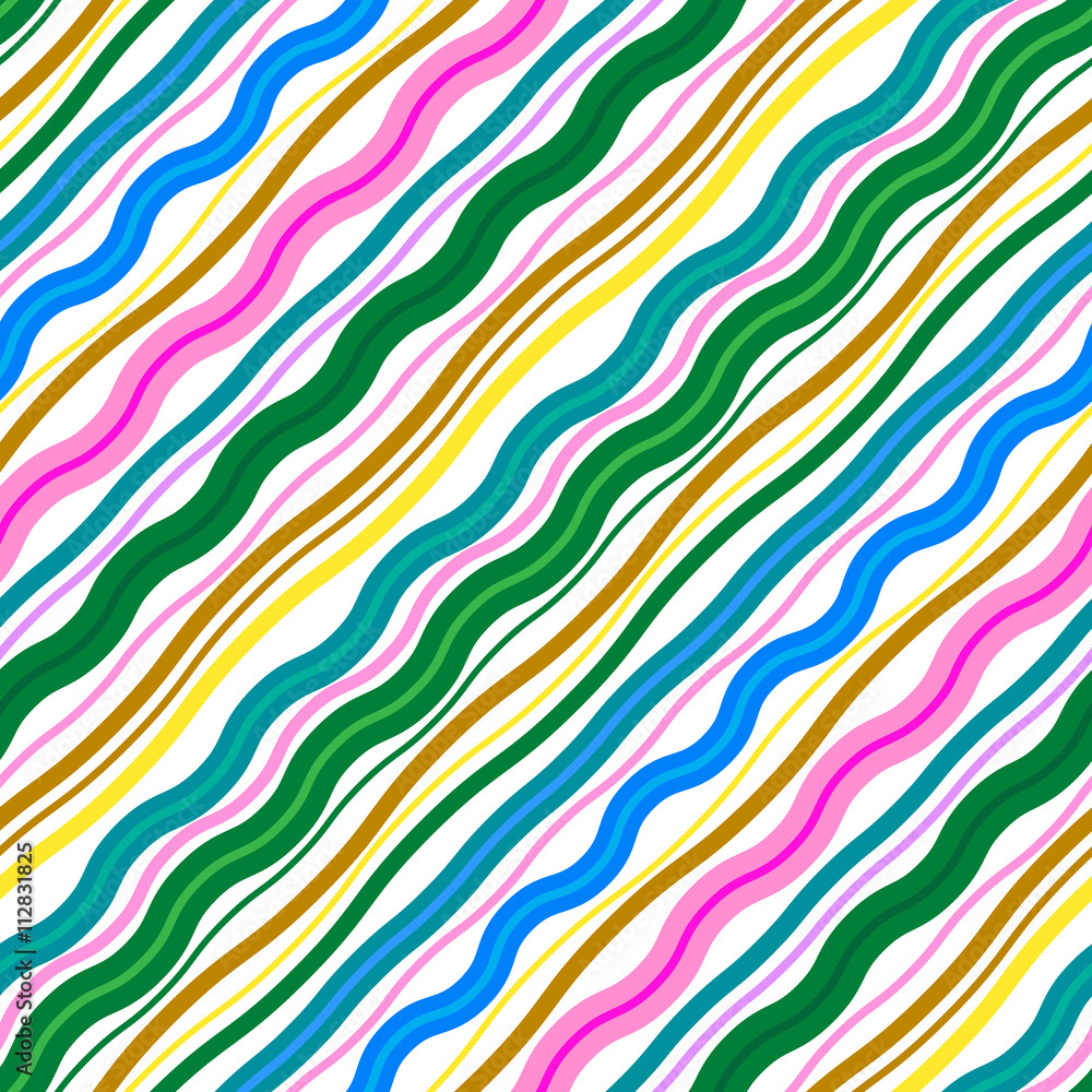 Poster repeating seamless diagonal and zig-zag pattern.vector