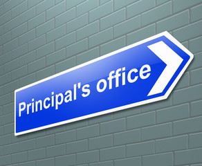  Principal's office concept.