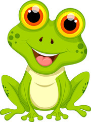 cute frog cartoon