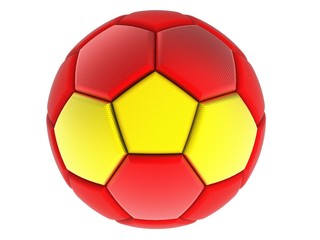 Fototapeta premium Soccer ball. 3D illustration. 3D CG. High resolution.