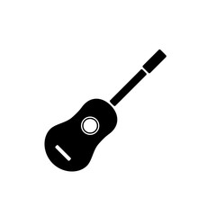 Acoustic guitar icon. Vector illustration