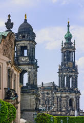 Fototapeta na wymiar Dresden, Germany. Old town view