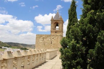Fototapeta na wymiar Alcazaba de Antequera, Málaga, España