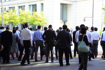 Japanese business people