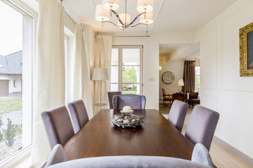 Perfect interior for family dinner