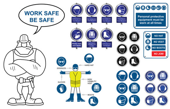 Health and Safety Icons and signs