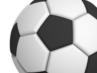 Soccer ball. 3D illustration. 3D CG. High resolution.