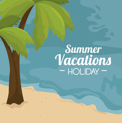 summer vacations design 