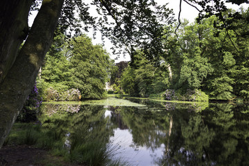 Fototapeta premium big gardens in forest near Baarn in Holland