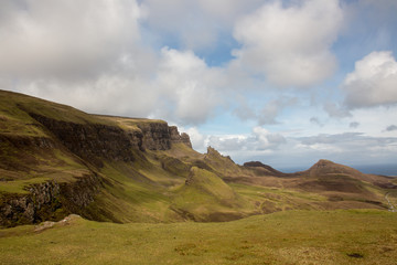 Fototapeta na wymiar Quiraing - Isle of Skye - Schottland