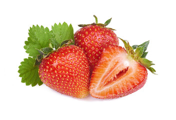 strawberry in close-up
