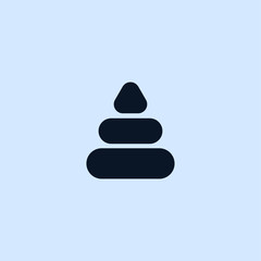 baby toy pyramid icon