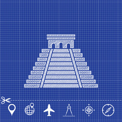 mayan pyramid - 112846686