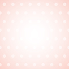 Gentle vintage polka dot background.