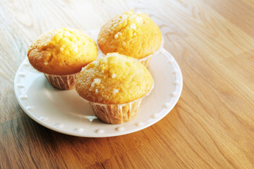 Lemon muffin buns