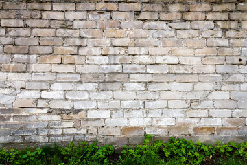 White brick wall