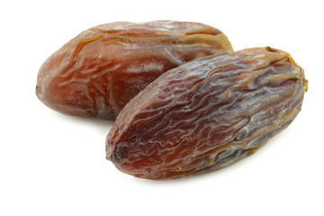 date fruit on a white background