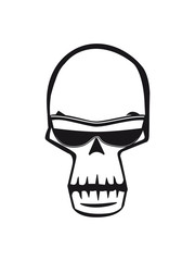 Skull stylized sunglasses
