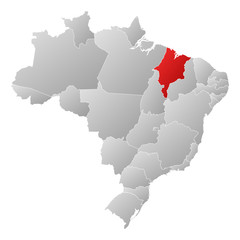 Map - Brazil, Maranhão