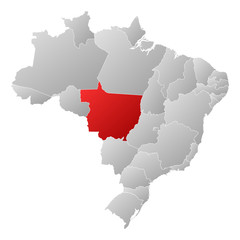 Map - Brazil, Mato Grosso