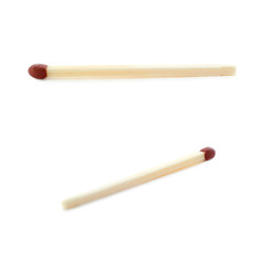 Set of Wooden match isolated over the white background