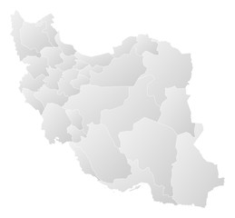 Fototapeta premium Map - Iran