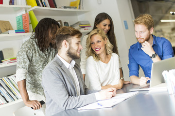 Obraz premium Multiracial business people