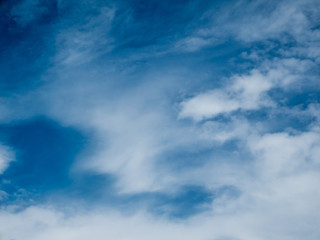 Clouds with blue sky