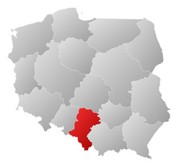 Map - Poland, Silesian