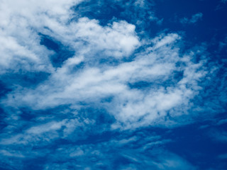 Clouds with blue sky