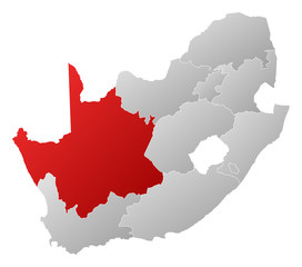 Map - South Africa, Northern Cape