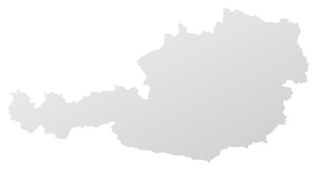 Fototapeta na wymiar Map - Austria
