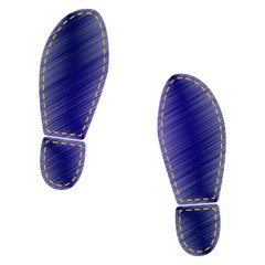 Imprint soles shoes sign