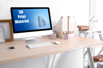 3D Printing concept, new technology